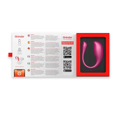 ONINDER Nairobi bežično vibrirajuće jaje roze - Kontrola preko aplikacije, vodootporno, srednje
