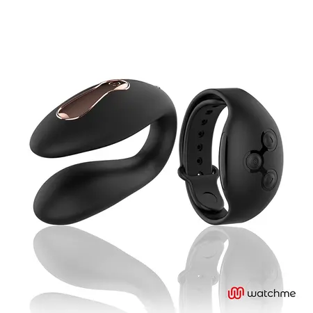ANNE'S DESIRE Dual Pleasure System WATCHME Black 8.5cm Remote Control