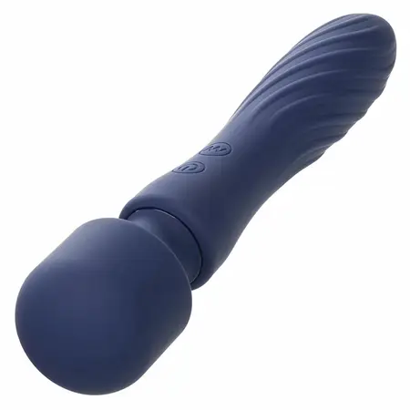 CalExotics Charisma Mystique dvomotorni maser 21.5cm ljubičasti silikon