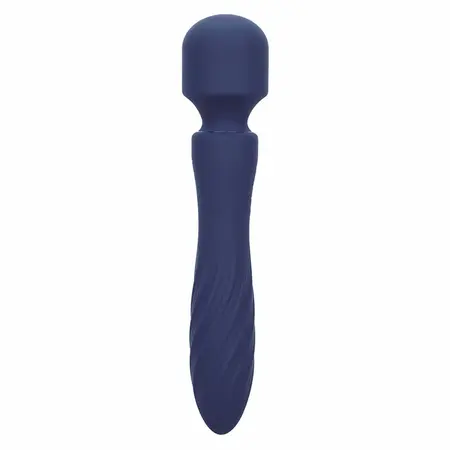 CalExotics Charisma Mystique dvomotorni maser 21.5cm ljubičasti silikon