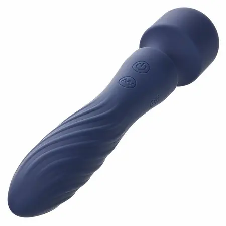 CalExotics Charisma Mystique dvomotorni maser 21.5cm ljubičasti silikon