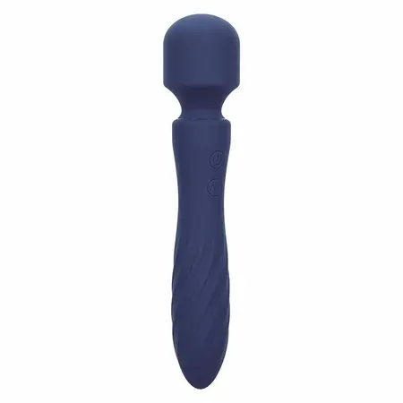 CalExotics Charisma Mystique dvomotorni maser 21.5cm ljubičasti silikon