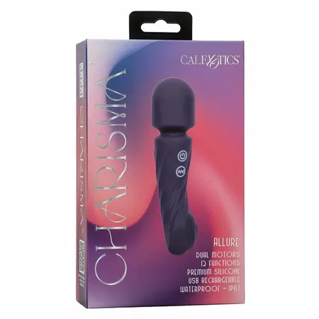 CalExotics Charisma Allure dvomotorni maser 12 funkcija ljubičasta 17.25cm