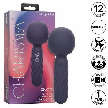 CalExotics Charisma Seduction maser 12 režima, vodootporan, ljubičasta