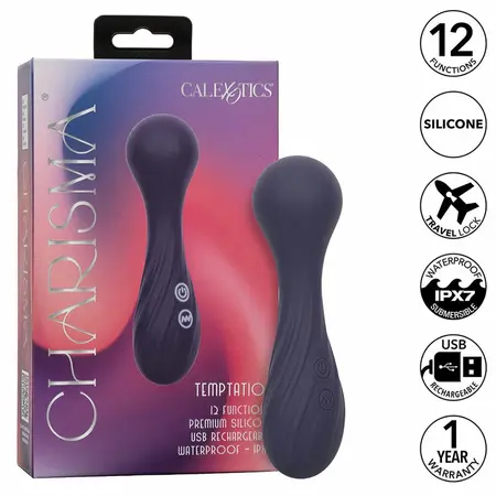 CalExotics Charisma Temptation fleksibilni 12-režimski maser ljubičasta