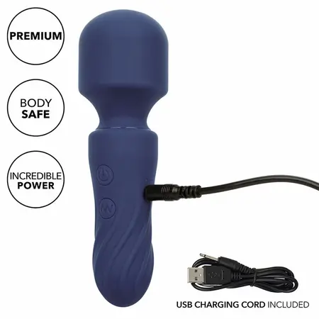 CalExotics Charisma Charm 12-funkcijski silikonski maser ljubičasta