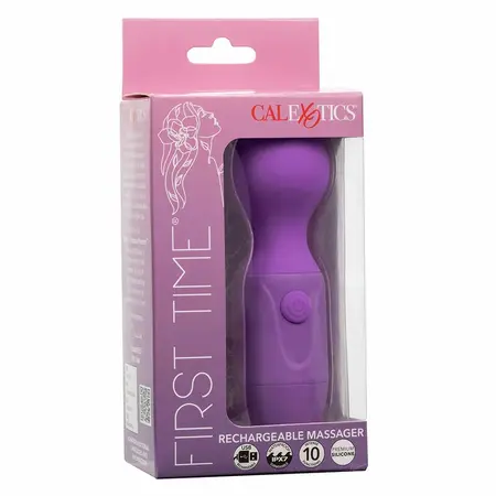 CalExotics First Time punjivi intimni maser 10 režima ljubičasta 12cm