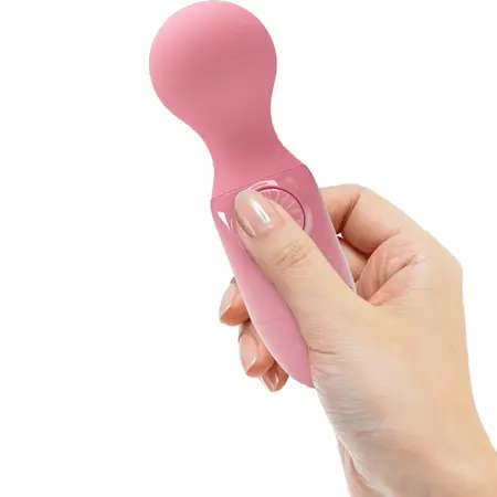 Pretty Love Mini Personal Massager Pink Silicone Compact 15cm