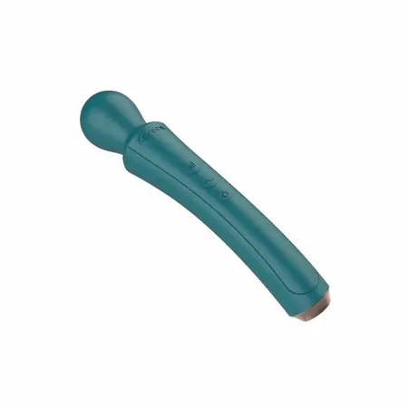 XOCOON Curved Wand Green - Rechargeable Ergonomic Massage Device