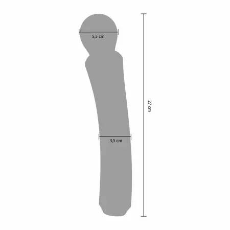 XOCOON zakrivljeni štapić punjivi masažni uređaj fuksija ergonomski dizajn