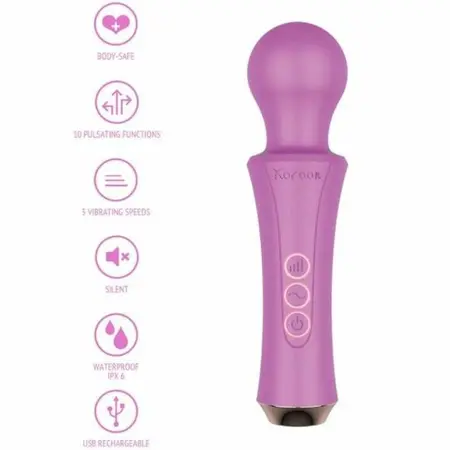 XOCOON Personal Wand Fuchsia – Punjivi Fleksibilni Masažer
