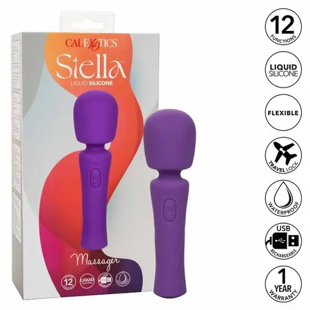CalExotics Stella Violet Fleksibilni Masažer za Telo od Tečnog Silikona