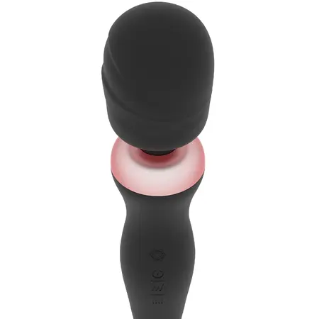 Rithual Akasha Wand 2.0 Crni – Punjivi Fleksibilni Masažer, 20 Režima