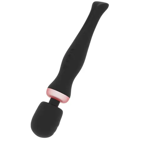Rithual Akasha Wand 2.0 Crni – Punjivi Fleksibilni Masažer, 20 Režima