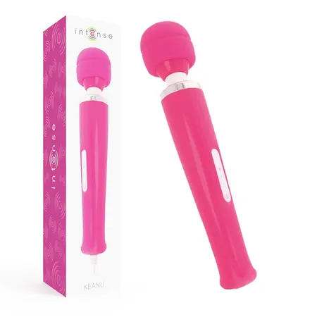 INTENSE Keanu Wand Pink Višebrzinski Silikonski Masažer 33cm