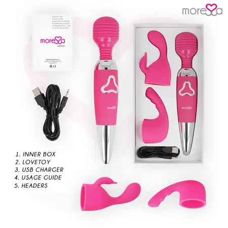 Moressa Odilon Premium Silikonski Punjivi Ergonomski Masažer 25cm