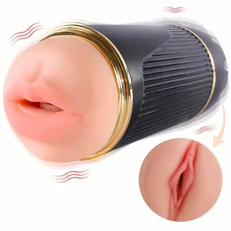 SHEQU KAY Dual-Entry Intimate Device with Dual Vibration System, TPE