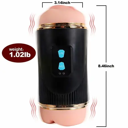SHEQU KAY Dual-Entry Intimate Device with Dual Vibration System, TPE