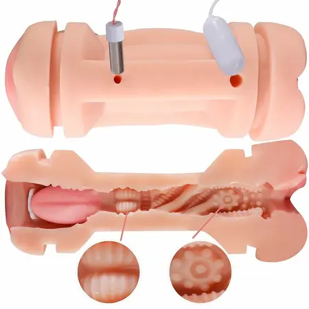 SHEQU KAY Dual-Entry Intimate Device with Dual Vibration System, TPE