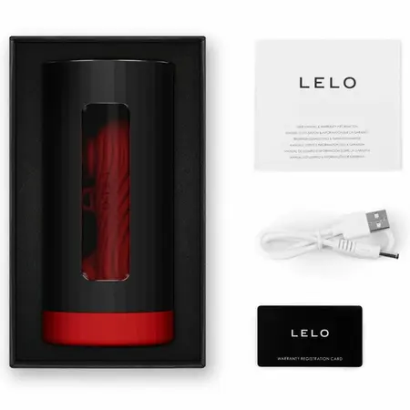 LELO F1S V3 XL Crvena Intimna Konzola sa Aplikacijom 144x72 mm