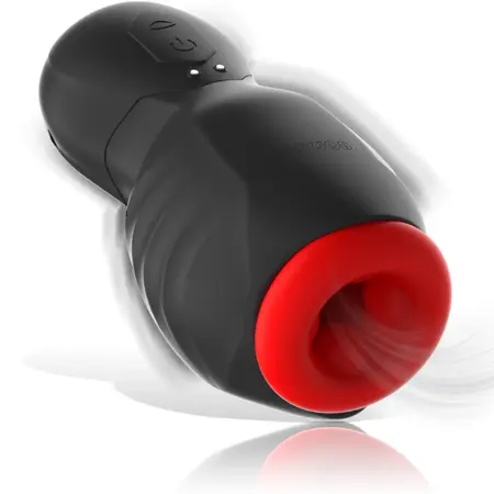JAMYJOB Astra Intimate Machine with Dual Vibration & Suction, 13 cm, Black