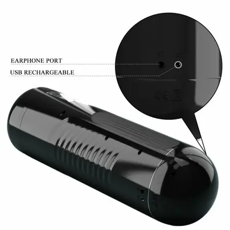 Pretty Love Lorelei Rechargeable Multi-Function Intimate Machine Black