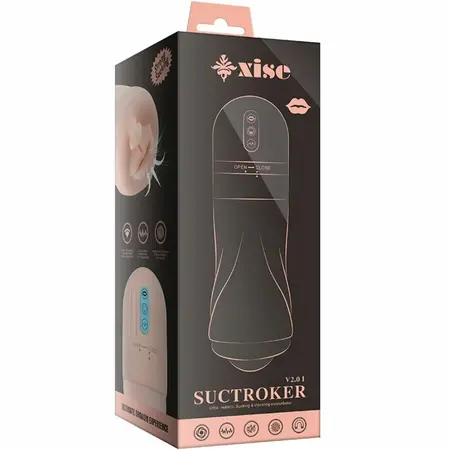 XISE Suctroker V2.0 Intimna mašina sa vibracijom i usisavanjem, dizajn usta