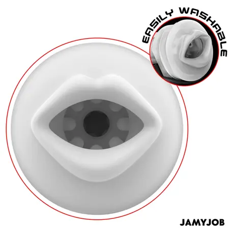 Jamyjob Megabite Intimate Device Automatic 5 Modes Black-Red USB Waterproof