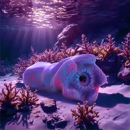 EPIC Thetis Cyclops Silikonska intimna mašina, ergonomski dizajn, 200mm, plava