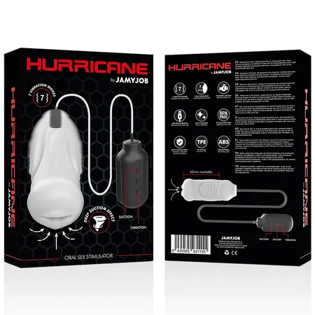 Jamyjob Hurricane Intimni simulator talasa 7 vibracija i 7 načina usisavanja USB
