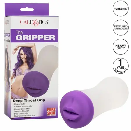 CalExotics Dual-Density intimna mašina Deep Grip 17.75cm TPE Crna