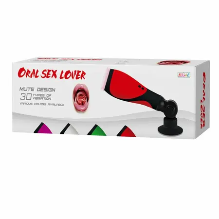 Baile Oral Sex Lover 30V Intimate Device with Suction Cup Adapter