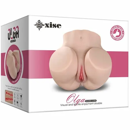 XISE Olga Anatomical Multi-Channel Intimate Device, TPE, Natural Size