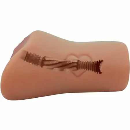 CRAZY BULL BM-009238N-1A Anatomical Double-Entry Intimate Machine, TPR, Heart Detail