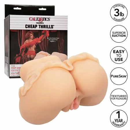 CalExotics The Peep Show Girl Dvostruki Ulaz Pure Skin Intimni Uređaj Flesh 1.4kg
