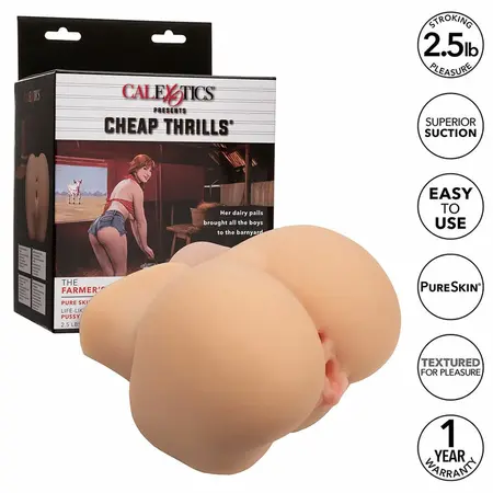 CalExotics The Farmer’s Daughter Dvostruki Ulaz Pure Skin Intimni Uređaj Flesh 1.1kg