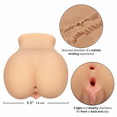 CalExotics The Farmer’s Daughter Dvostruki Ulaz Pure Skin Intimni Uređaj Flesh 1.1kg