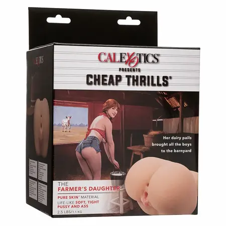 CalExotics The Farmer’s Daughter Dvostruki Ulaz Pure Skin Intimni Uređaj Flesh 1.1kg