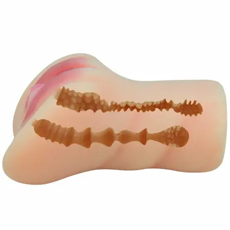 Crazy Bull Caroline Compact Anatomical Intimate Device Flesh TPR