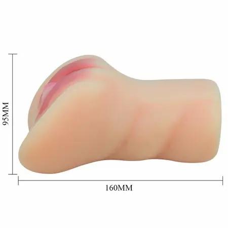 Crazy Bull Caroline Compact Anatomical Intimate Device Flesh TPR