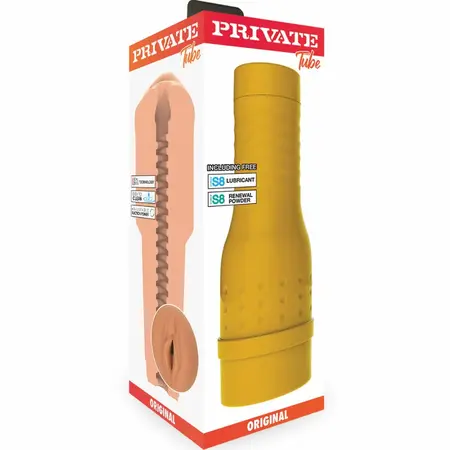 PRIVATE Original Tube Natural intimni uređaj, ergonomski hvat, 17cm