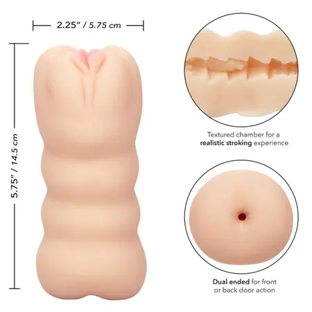 CalExotics Cheap Thrills The Three Way dvo-ulazni intimni uređaj, 14.5cm