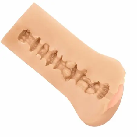 CalExotics Boundless Vulva intimni uređaj, svetla boja kože, 14cm, TPE, vodootporan
