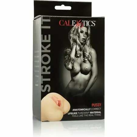 CalExotics Stroke It Intim Mašina PureSkin Anatomski Flesh 16.5cm
