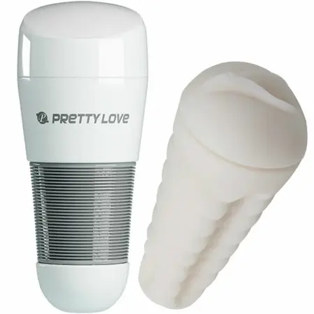 Pretty Love Kitty White Intimate Device Soft Texture Silicone 21 cm
