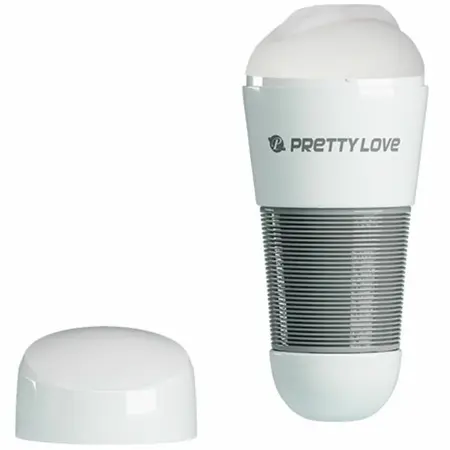 Pretty Love Kitty White Intimate Device Soft Texture Silicone 21 cm