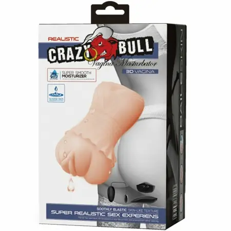 CRAZY BULL Water Skin Serija Intim Rukav sa Vibracionim Metkovima, Kompaktan