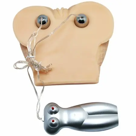 Baile Intimate Torso Model with Dual Vibration & Mesh Texture, Natural Tone