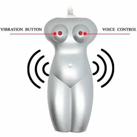 Baile Intimate Torso Model with Dual Vibration & Mesh Texture, Natural Tone