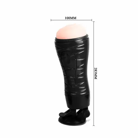 Crazy Bull Flora Personal Intimate Device with Suction Base, 28.3cm Skin-Touch